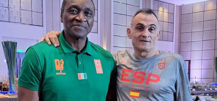 Lavodrama y Manolo Aller, de compañeros a rivales en el Mundial de Baloncesto